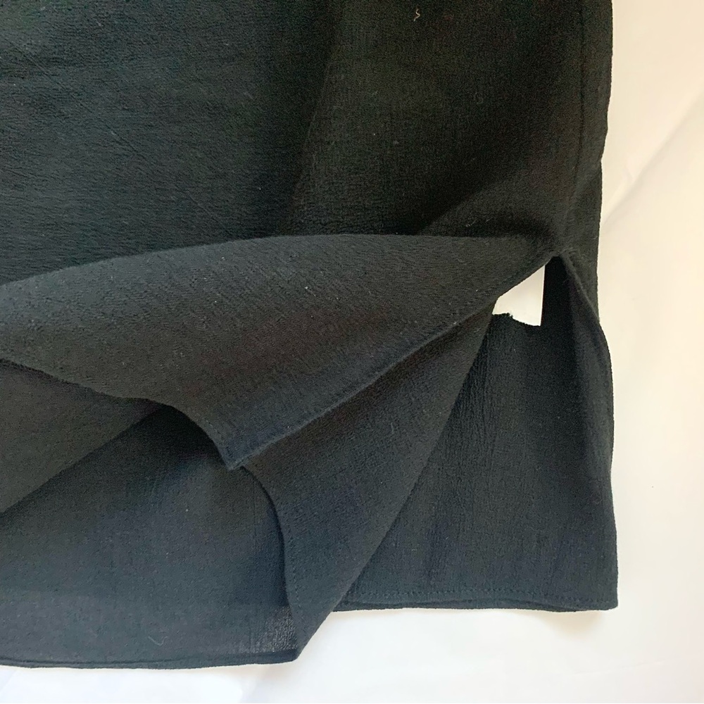 Vince Black Double V Neck Sleeveless Cotton Top MED - Picture 10 of 16